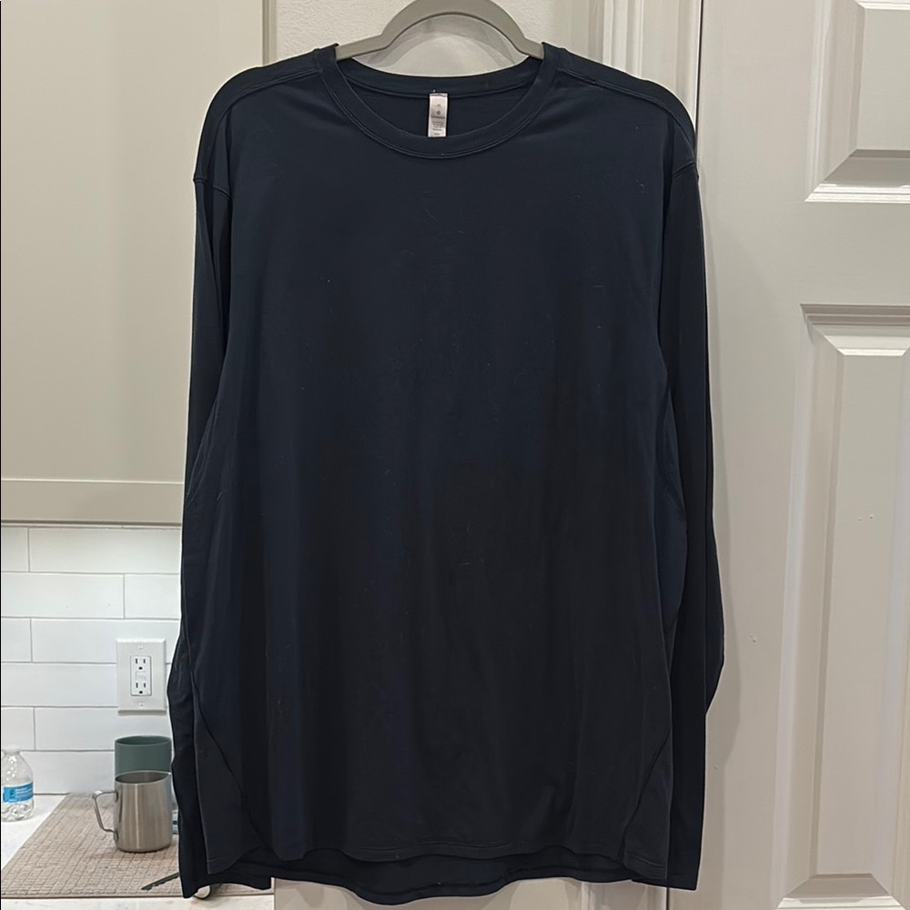 lululemon athletica Navy Blue Long Sleeve Tee